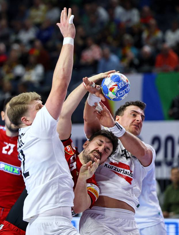 EHF 2024 Men's European Handball Championship - Main Round - Hungary v Austria