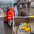 Poplave u Hercegovini i na jugu Hrvatske: Kuće i ceste su pod vodom, vatrogasci na terenu