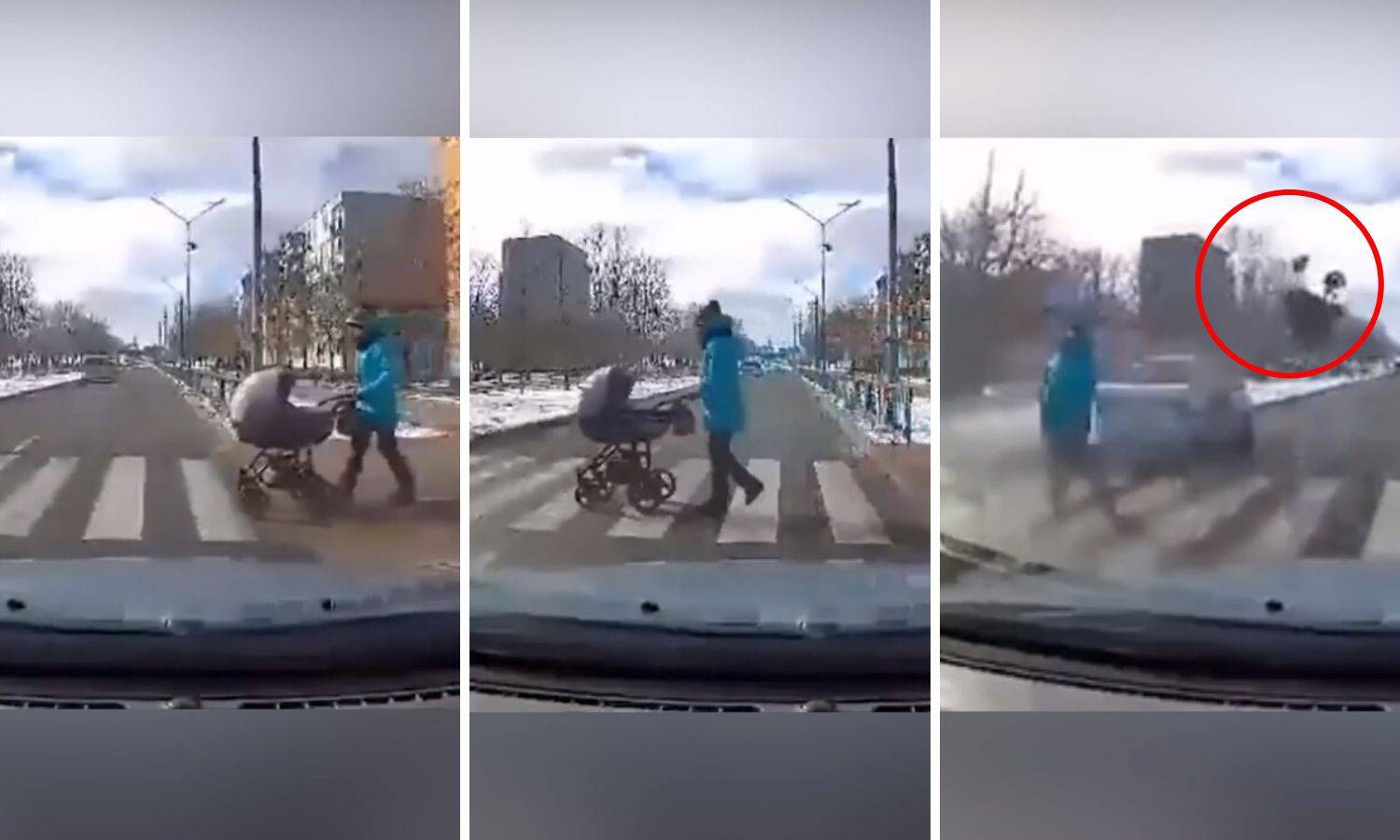 Stravični video: Pijani vozač na zebri pokosio bebu i kolica