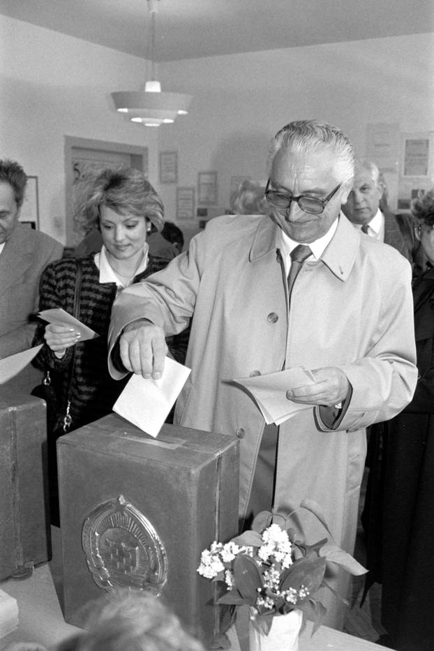 Prvi krug poslijeratnih višestranačkih izbora u Hrvatskoj, 22.4.1990.