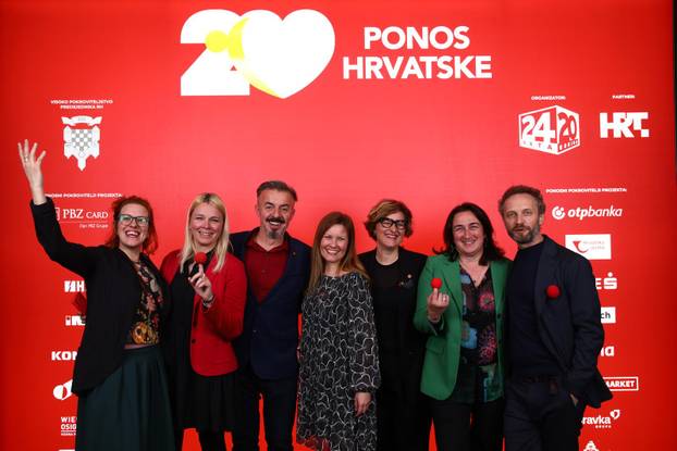 Zagreb: Svečana dodjela nagrade Ponos Hrvatske