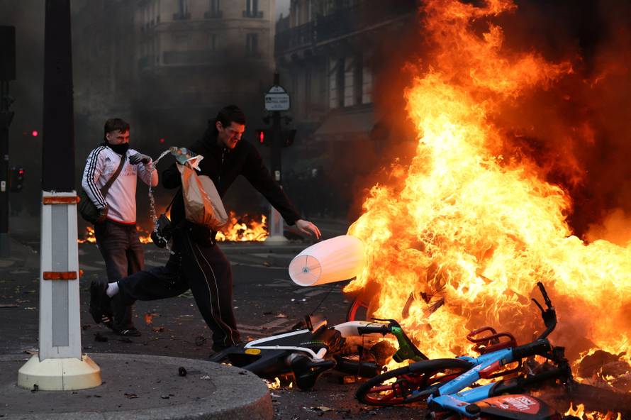 Nationwide protests in France against the cost of living