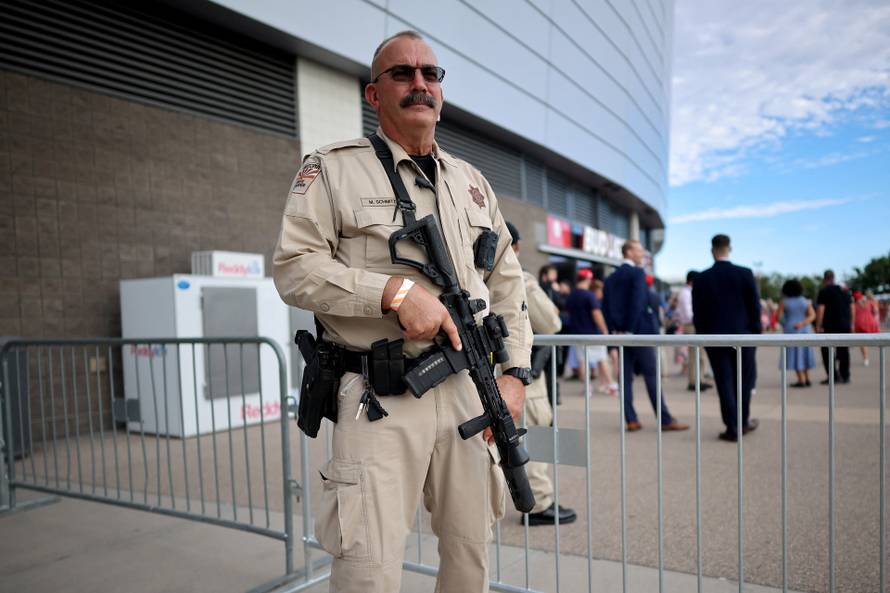 Memorial service for slain conservative commentator Charlie Kirk, in Glendale