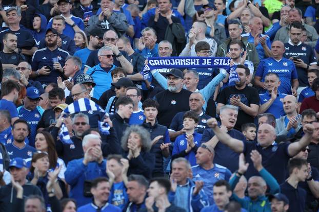 Zagreb: Navijači na utakmici 32. kola Prve HNL, GNK Dinamo i NK Varaždin