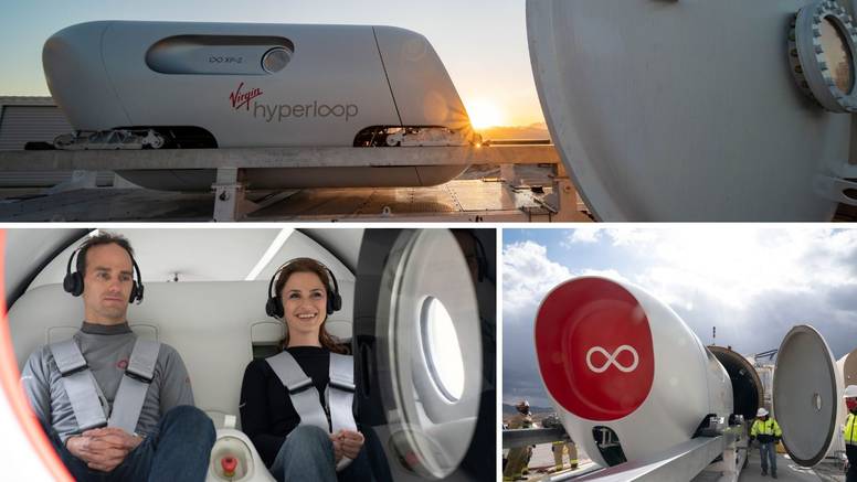 Prijevoz budućnosti: Prvi ljudi provozali su se u Hyperloopu