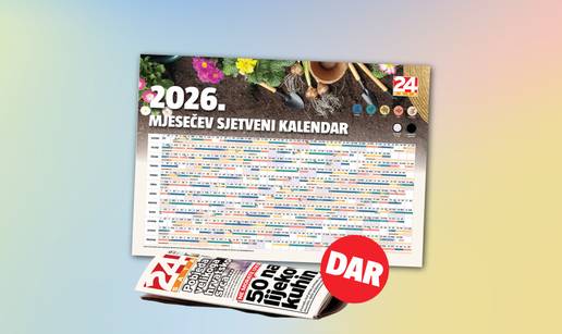 Ne propustite tiskano izdanje 24sata u ponedjeljak - darujemo Mjese&ccaron;ev sjetveni kalendar!