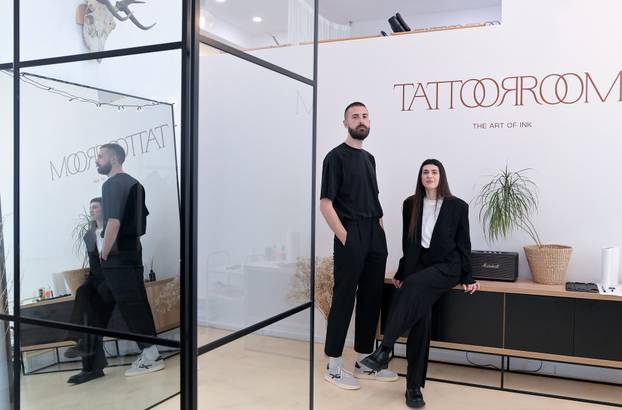 Zagreb: Ivan i Matea Leš, vlasnici zagrebačkog tattoo studija Tattoorroom