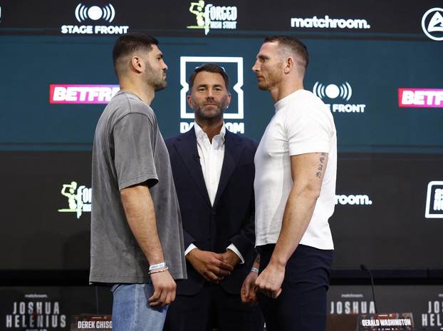 Anthony Joshua and Robert Helenius Press Conference