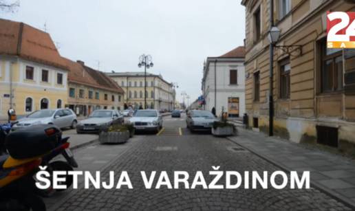 Šetnja Varaždinom u 1157 fotografija spojenih u video