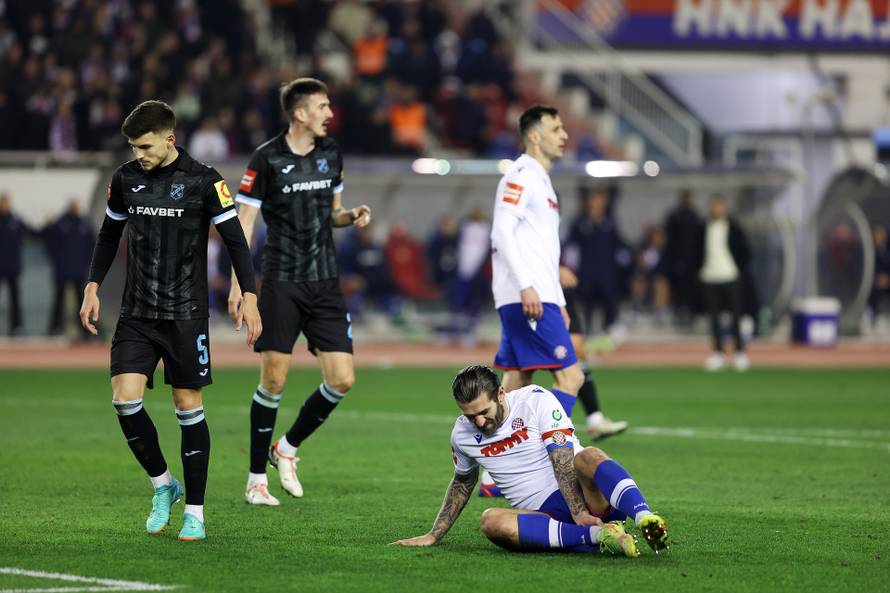 Split: Hajduk i Rijeka susreli se u utakmici 20. kola HNL-a 