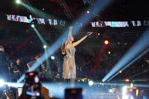 Beograd: Posljednji koncert Aleksandre Prijović u Beogradskoj Areni u sklopu regionalne turneje "Od istoka do zapada"
