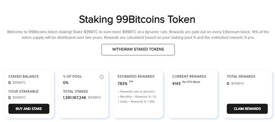 99Bitcoins token privlači pažnju investitora nevjerojatnom pretprodajom