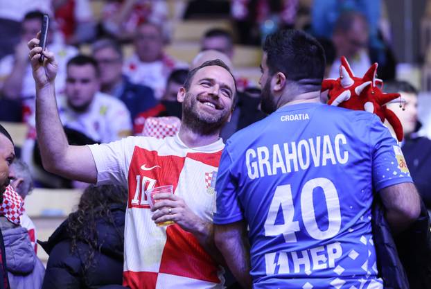 Navijači na utakmici između Islanda i Hrvatske u borbi za treće mjesto EHF Europskog prvenstva