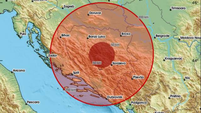 Snažan potres pogodio je BiH: 'Al' ga zadrma. Kuća se malo zatresla, psi su se uznemirili'