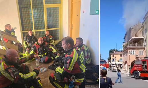 FOTO Pakleni dan vatrogasaca u Rovinju: 'Dali su sve od sebe pa smogli snage za novi požar...'
