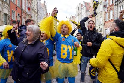 Europa League Final - Fans in Gdansk ahead of the Europa League final Villarreal v Manchester United