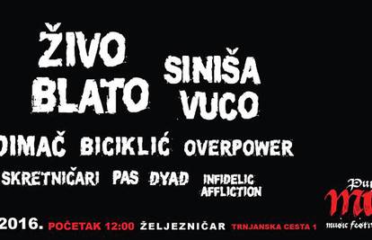 Živo blato i Siniša Vuco headlineri prvog Muf festivala