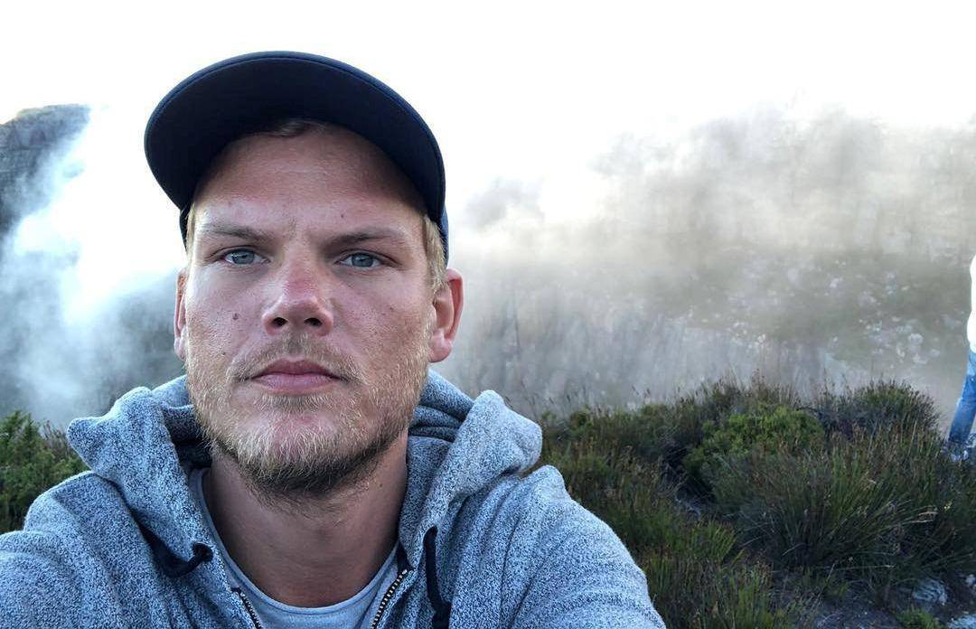 Swedish musician, DJ, remixer and record producer Avicii takes a selfie on Table Mountain