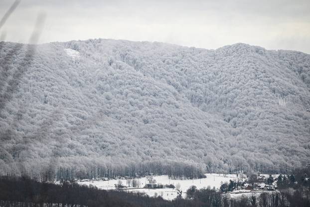 Snijeg u samoborskom gorju