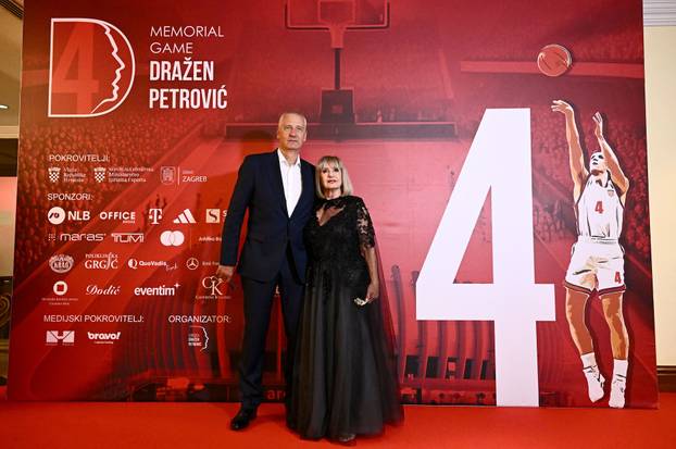 Zagreb: Gala večera povodom Memorijalne utakmica u sjećanje na Dražena Petrovića