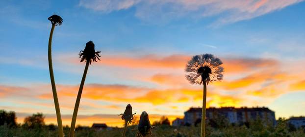 Zagreb: Spektakulrano jesensko svitanje na istoku grada