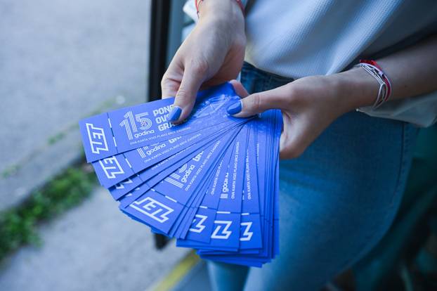 Zagreb: Proslava 115. rođendana GNK Dinamo uz vožnju rođendanskim tramvajem 