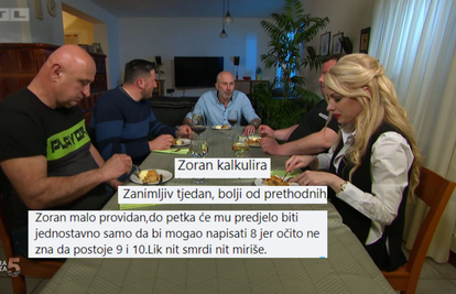 Gledatelji opleli po Zoranu: 'On kalkulira i daje ocjenu osam s komentarom da je jednostavno'