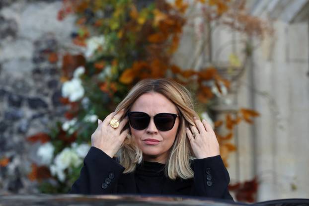 Funeral of former One Direction singer Liam Payne, near London