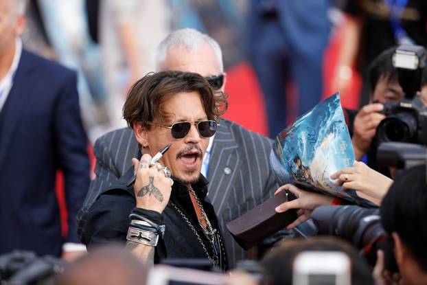 Global premiere of Pirates of the Caribbean 5 in Shanghai