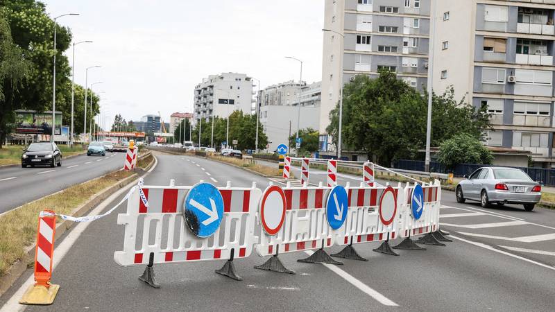 FOTO Opet zatvorili podvožnjak zbog sanacije Vjesnika