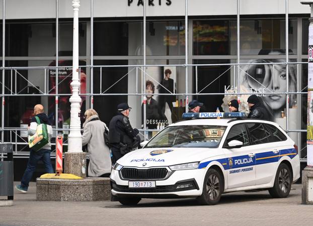 Zagreb: Centar grada prepun policije