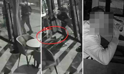 ŠOKANTNA SNIMKA Sjekirom je provalio u kafić u Gospiću, sjeo i popio par pića. Bezalkoholnih...