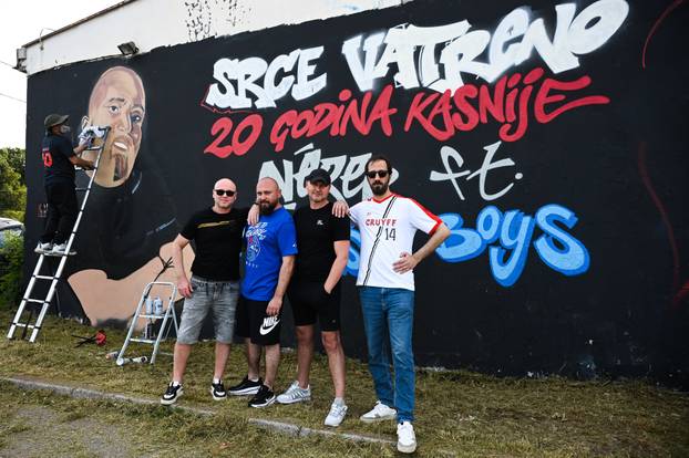 24sata Zagreb: Crtanje murala "Srce vatreno"  