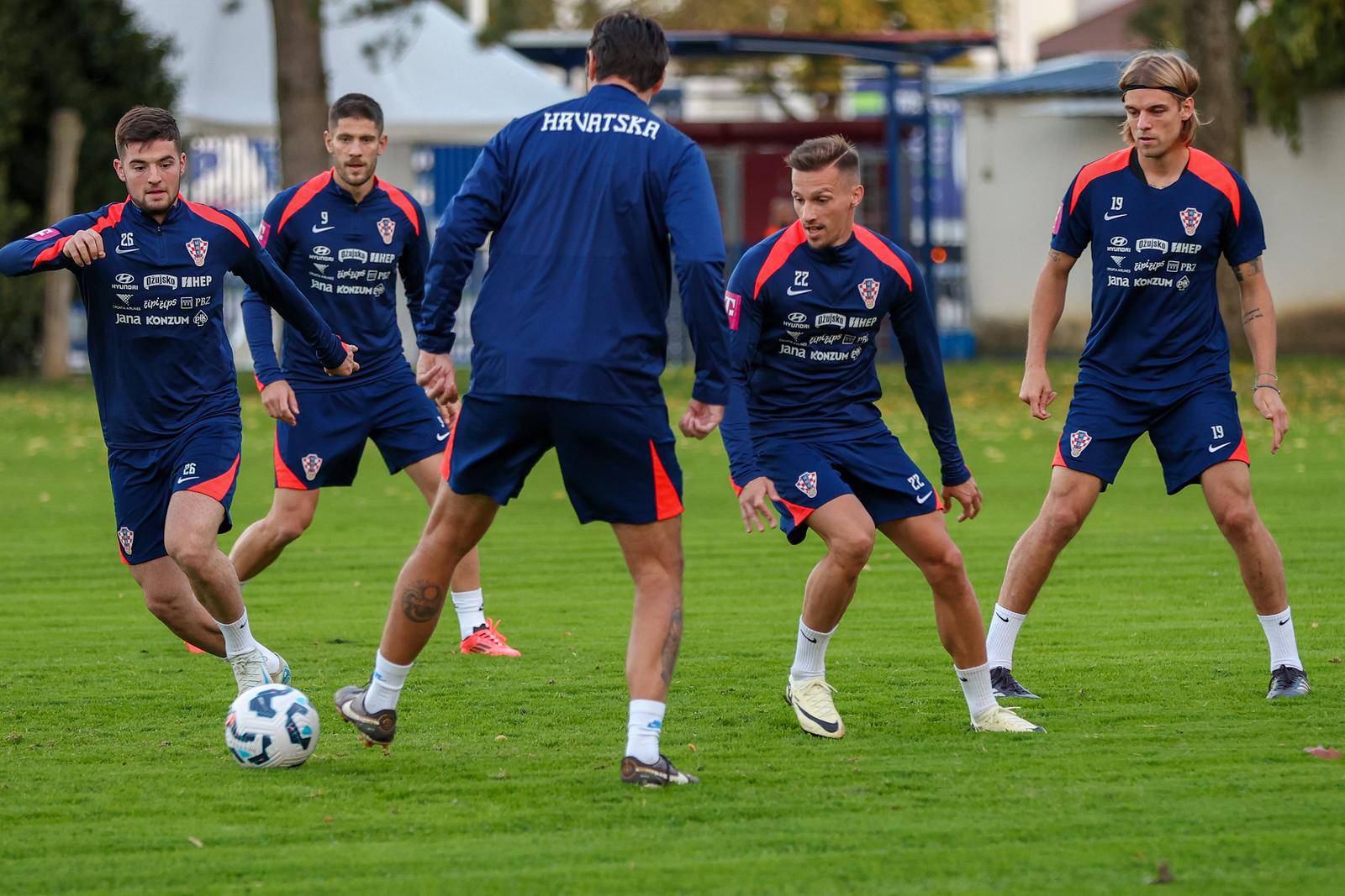 Zagreb: Trening hrvatske nogometne reprezentacije uoči utakmice protiv Škotske