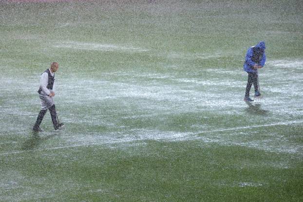 Utakmica između Rijeke i Sparte Prag u Konferencijskoj ligi prekinuta zbog kiše