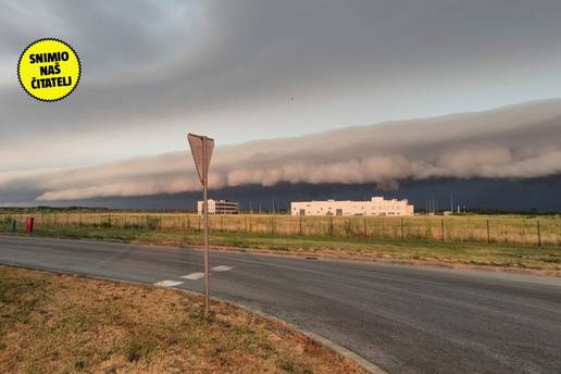 VIDEO Kod N. Gradiške snimio oblake koji donose kaos: DHMZ digao alarm za moguće oluje!