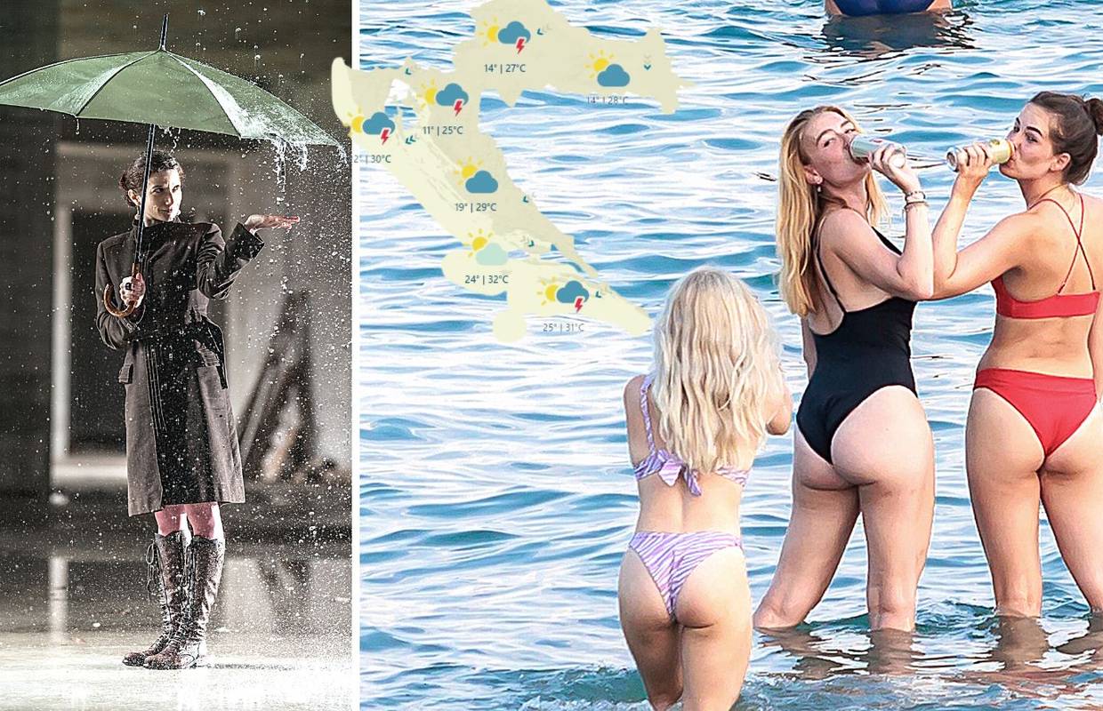 Pripremite kišobrane: Za vikend nevrijeme i pad temperature, a onda slijedi novi toplinski val