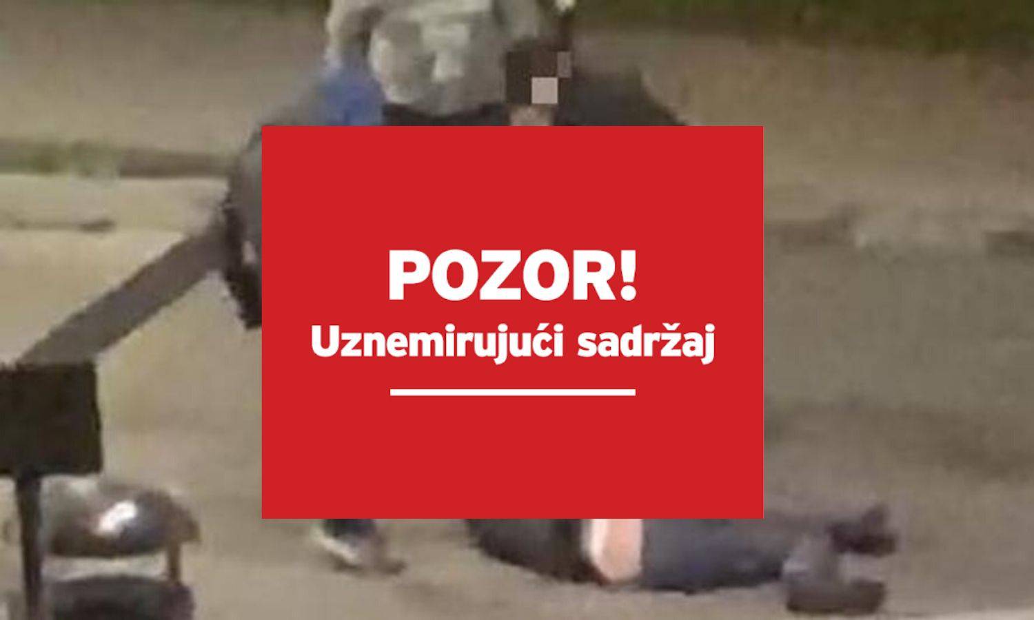 Stravična snimka iz Zagreba: Cipelarili ga, mogli su ga ubiti