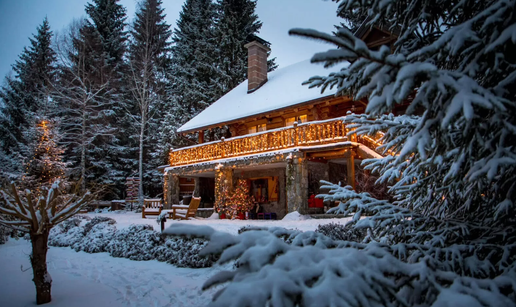 FOTO Čarobna koliba Ive Todorić kao da je ispala iz bajke: Tako izgleda prava zimska idila...