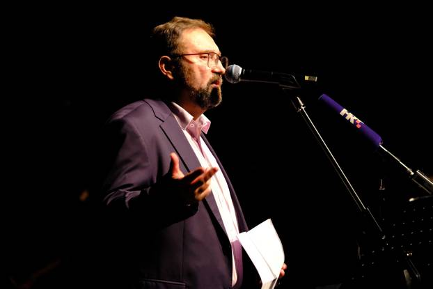 Zagreb: Svečana proslava 20. godisnjice Hrvatskog društva pisaca održana je u ZKM-u