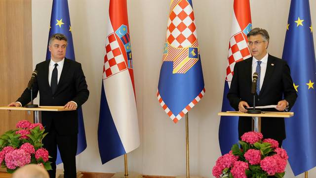 Plenković predstavio 16 novih ministarstava, Milanović pričao o mjerama protiv korona virusa