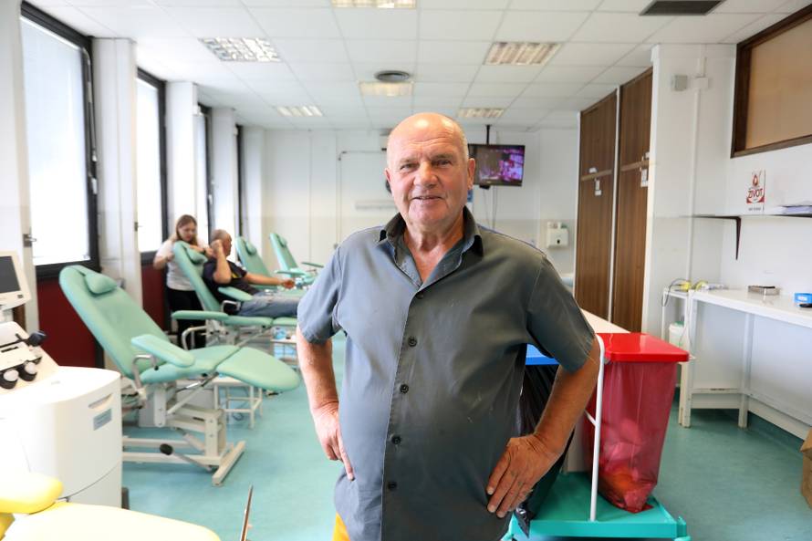 Rijeka: Darivatelj krvi Mujaga Begić dao je krv 171 put