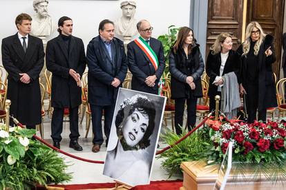 Gina Lollobrigida's Fiery Room at the Capitol. Rome, Italy - - 18 Jan 2023