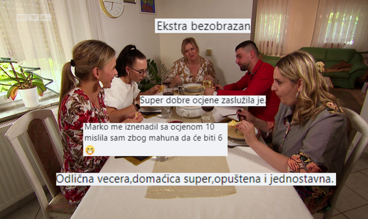 Silvija se svidjela gledateljima 'Večere', a Marko ih iznenadio: Očekivao sam manju ocjenu...