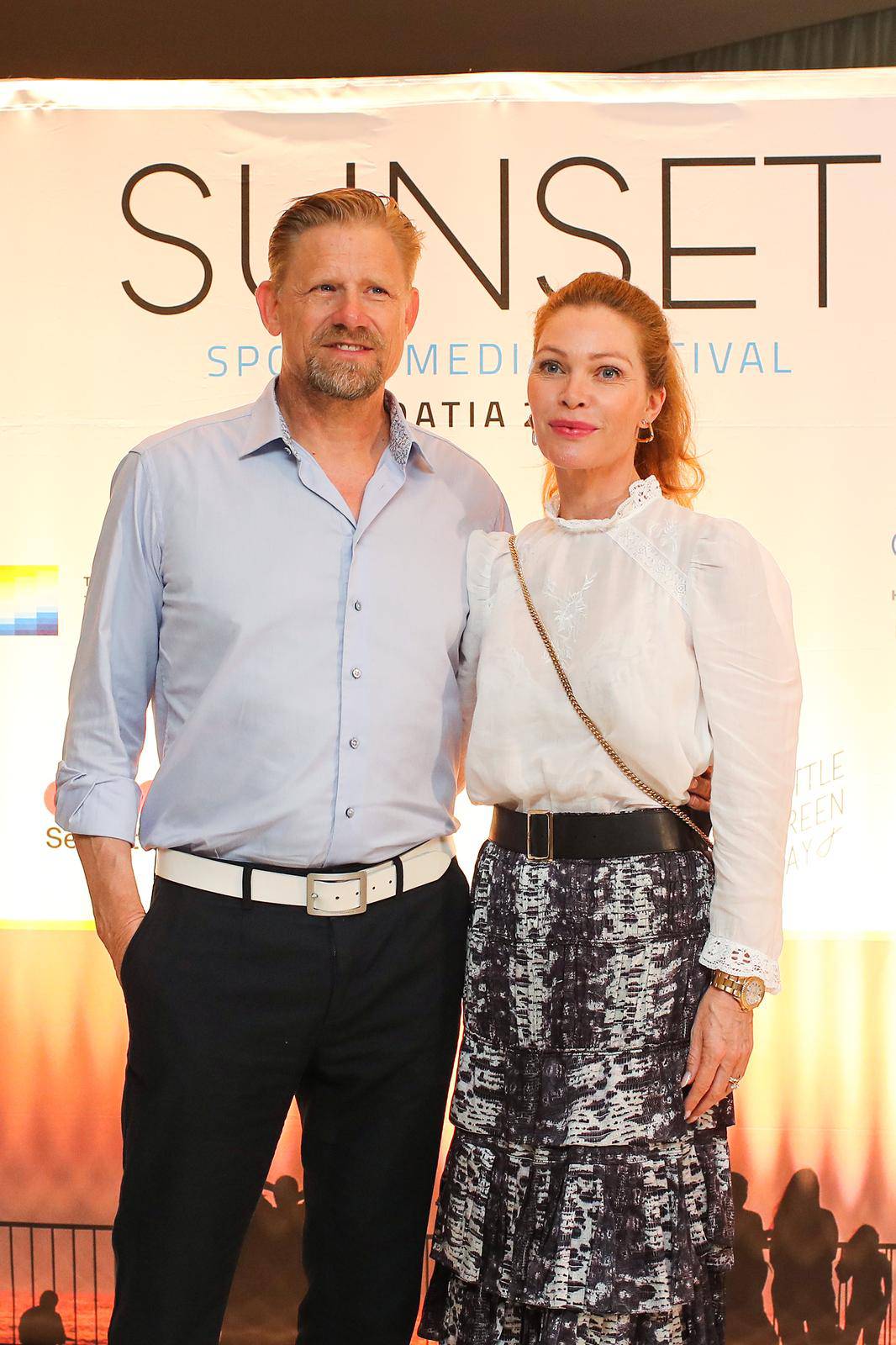 Zadar: Peter Scmeichel u društvu supruge stigao na  Sunset Sports Media Festival