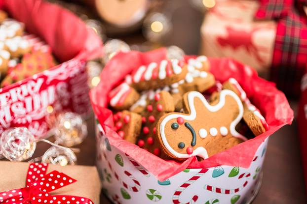 Traditional,Gingerbread,Cookies,Home,Made,As,Food,Gifts.
