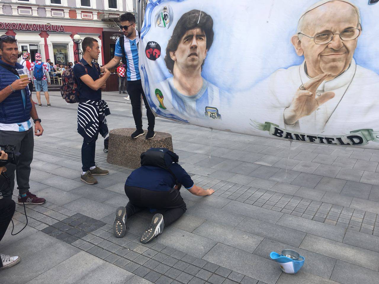 Gaučos se moli uoči Hrvatske: Diego, Papa i Leo, pomagajte!