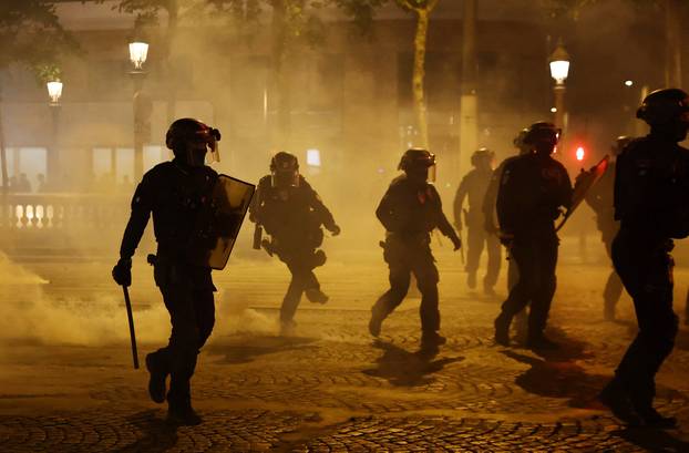 Champions League - Final - Paris St Germain fans gather in Paris