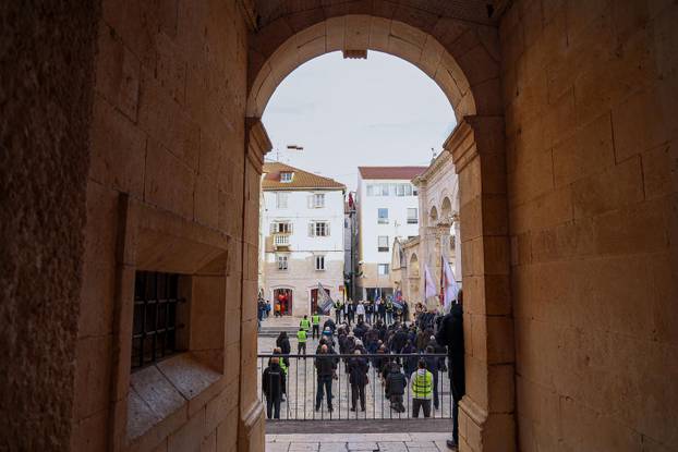 Split: Molitelji na Peristilu okupili su se i ove prve subote u mjesecu