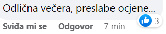 Gledatelji nisu oduševljeni bodovima koje je dobio Davor: 'Najbolja večera, ali loše ocjene'